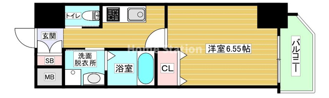 【間取り】 | クローバー・グランツ弁天町