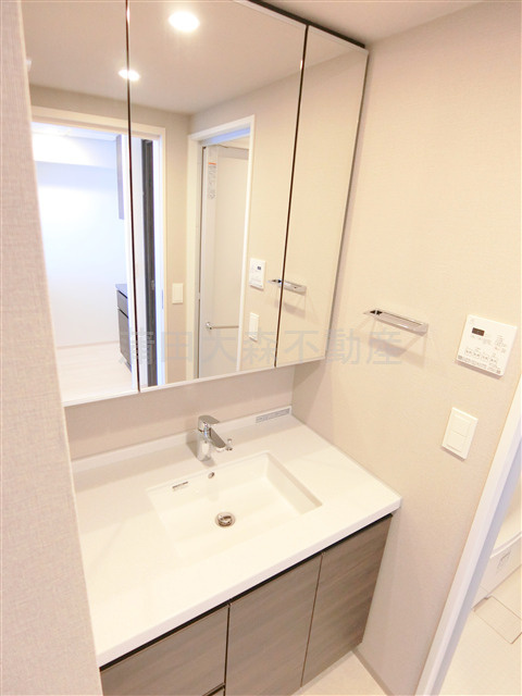 クレストコート池上の洗面所