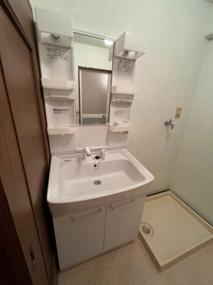 【洗面所】 | パークサイド西町 | 洗髪洗面化粧台