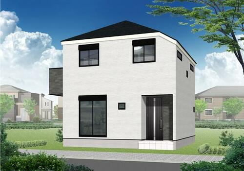 泉区和泉中央南３丁目　新築戸建　4980万円の外観パース