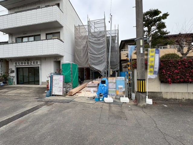 新築戸建　岐阜市羽衣町3丁目　全1区画分譲の外観|「現地（2025年11月28日）撮影」　
■全体写真　
■ヤマダ不動産　株式会社リライフ　