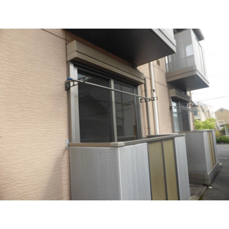 【バルコニー】 | ドゥ・セナクール　Ａ | バルコニーからの眺めを楽しみながら食事をしませんか