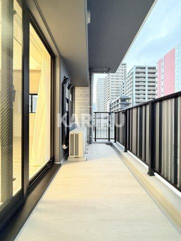 ルフォンプログレ南森町のバルコニー