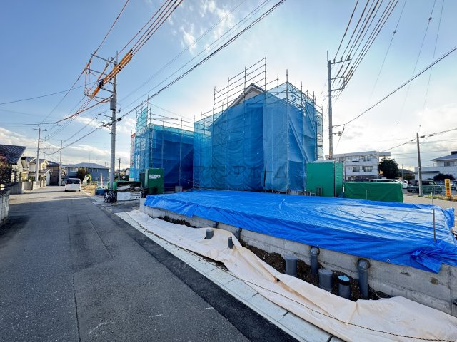 飯能市双柳・全8棟　新築一戸建　2号棟　～角地・駐車2台～の外観|2025年11月21日撮影