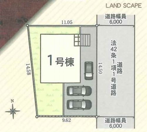 【区画図】 | 【仲介手数料０円】足柄上郡中井町半分形第5　新築一戸建て | 足柄上郡中井町半分形第5　新築一戸建て