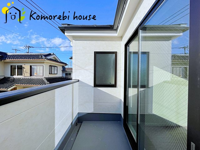 さいたま市西区三橋　23期　新築一戸建て　グレース　03のバルコニー|1月9日撮影