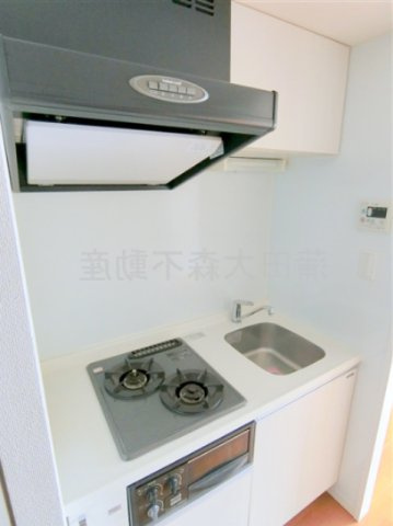 萩中イーストのキッチン|2口ガスグリル付システムキッチン