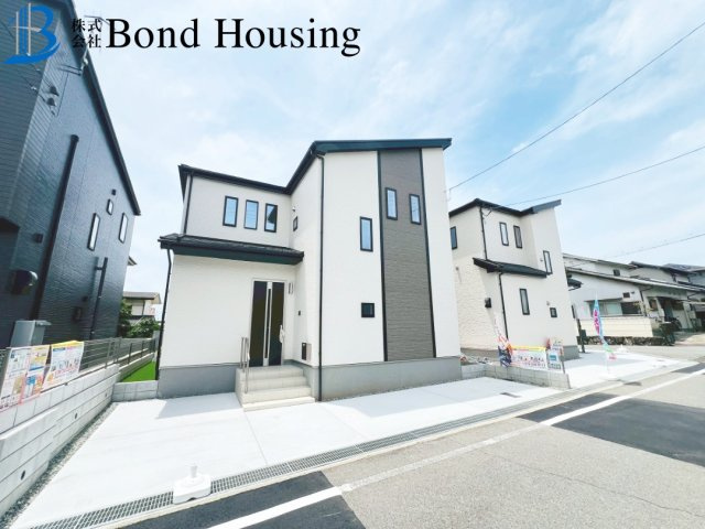 子育てグリーン住宅対象物件　高丘1丁目17-17　全2棟　B号棟の外観パース