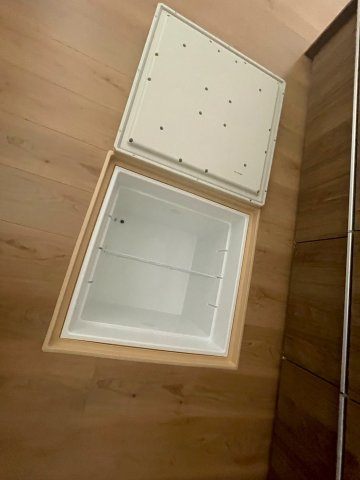 完成物件につき即入居可能●リビング２０帖の４ＬＤＫ●駐車２台ＯＫ●伏見区桃山与五郎町３期のキッチン|キッチン床下収納