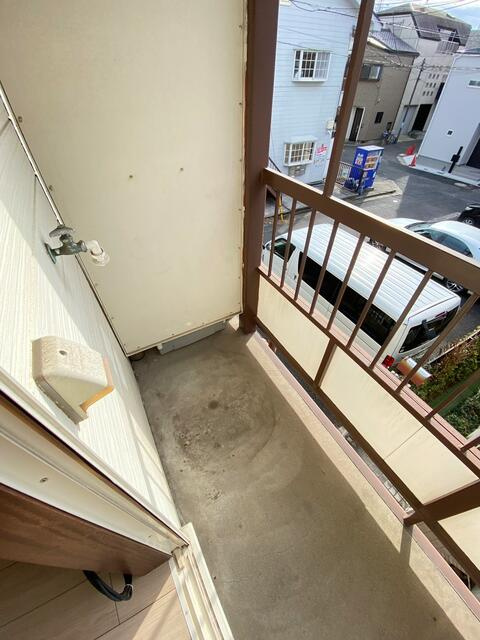 ガーデンハイツのバルコニー