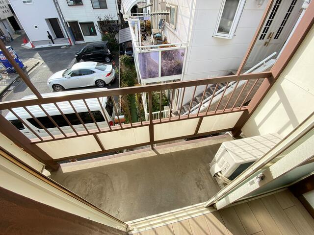 ガーデンハイツのバルコニー