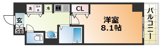 カスタリア三宮の間取り