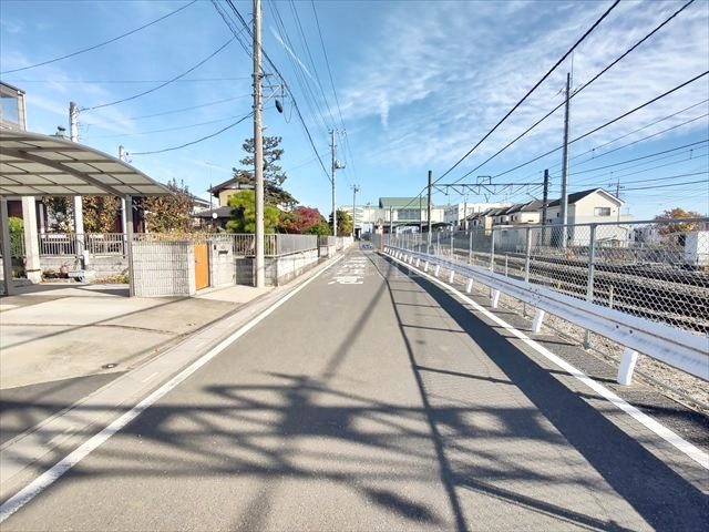 【前面道路含む現地写真】 | 日高市武蔵高萩 | 小・中学校徒歩１０分圏内です
