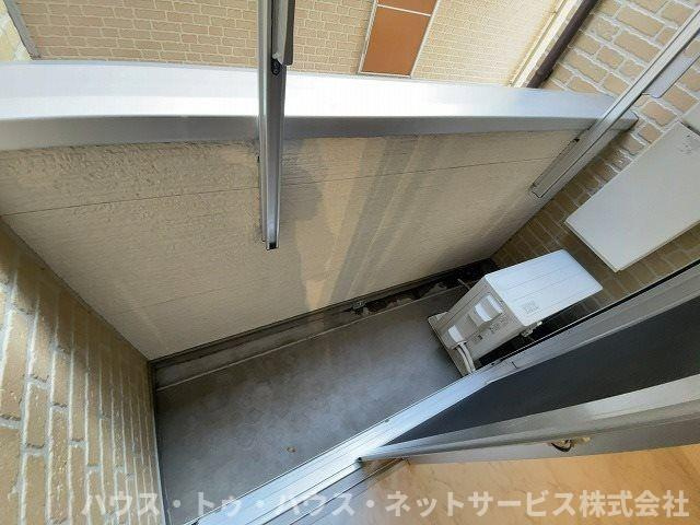 ベルメント陣屋前B棟のバルコニー