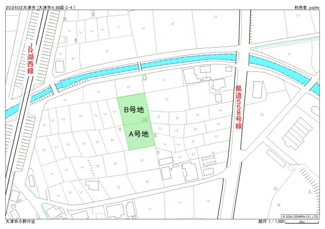 【土地図】 | 大津市小野188,191　売土地