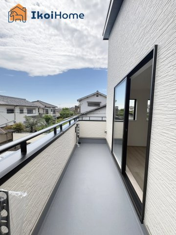 明石市大久保町高丘1丁目　新築戸建　A号棟のバルコニー|【ホームページに現地動画掲載中】●年中無休：当日予約可●バルコニーには屋根はございません！