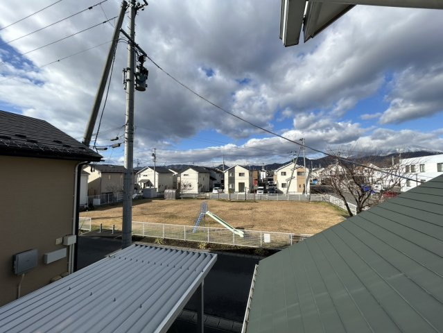 滝沢市牧野林　一戸建てのバルコニー