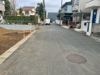 【前面道路含む現地写真】 | 仲介手数料不要 武蔵村山市三ツ藤1丁目　売地　