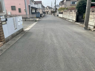 【前面道路含む現地写真】 | 仲介手数料不要 武蔵村山市三ツ藤1丁目　売地　
