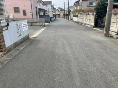 【前面道路含む現地写真】 | 仲介手数料不要 武蔵村山市三ツ藤1丁目　売地　