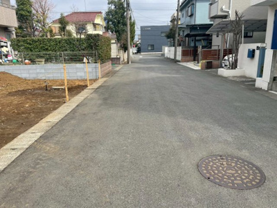 【前面道路含む現地写真】 | 仲介手数料不要 武蔵村山市三ツ藤1丁目　売地　