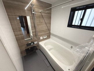 【浴室】 | ◆ウッドデッキのある新築戸建◆ | Panasonic オフローラ：水アカが残りにくい水栓