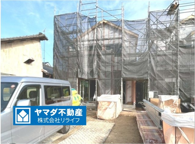 ハートフルタウン　一宮市浅井町5期　全3区画分譲の外観|「現地（2025年12月15日）撮影」　
■外観写真　
■ヤマダ不動産　株式会社リライフ　