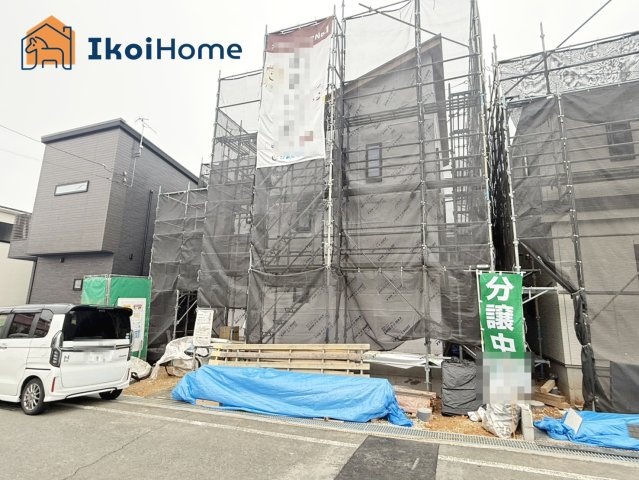 明石市大久保町高丘1丁目　新築戸建全2棟　B号棟の前面道路含む現地写真|【ホームページに現地動画掲載中】●年中無休：当日予約可●弊社は契約前に新築戸建の住宅診断が無料です！
