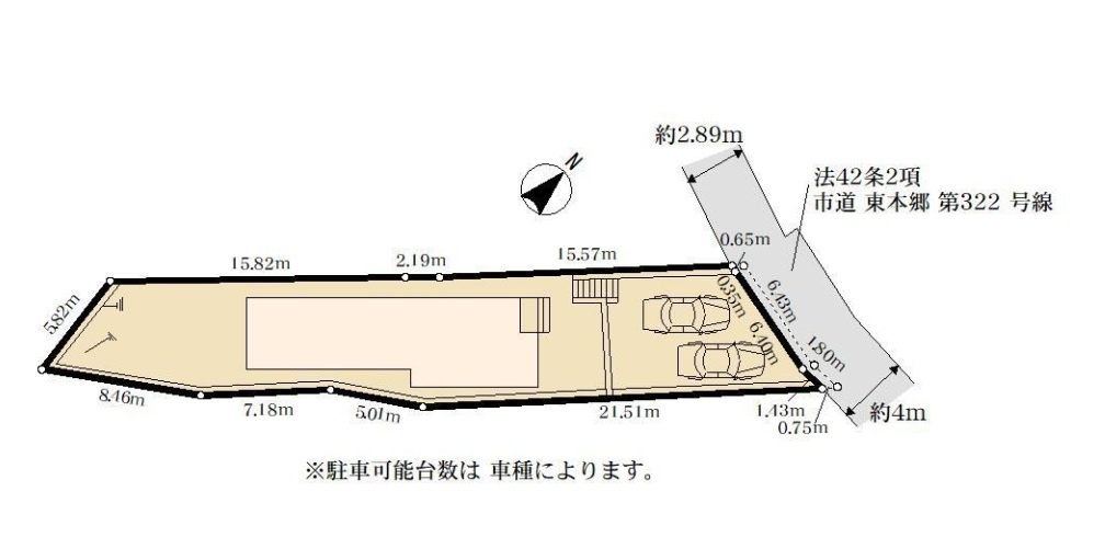 竹林の風流ある和の香り【港北区小机町】新築戸建の区画図