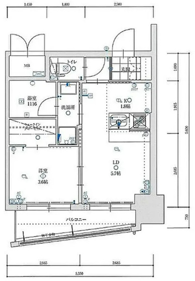 【間取り】 | La Fase Estierra AKASAKA