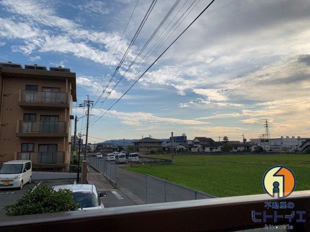 クイーン・ビーマンションの展望|バルコニーからの眺望です