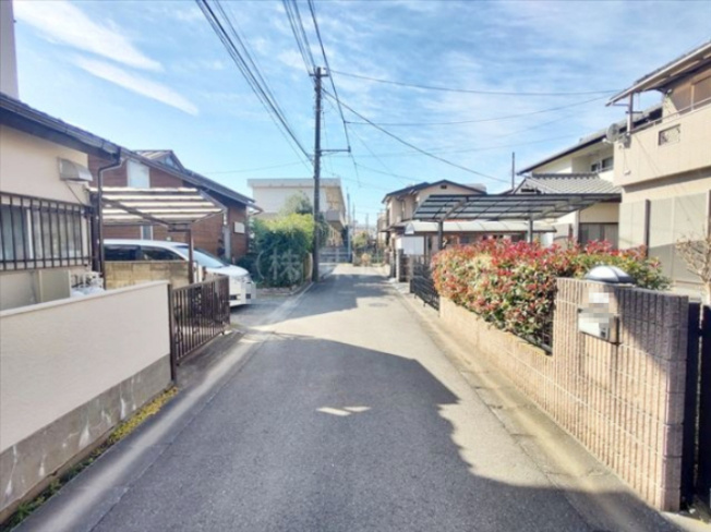 【前面道路含む現地写真】 | 狭山市富士見2丁目 | 閑静な住宅地です