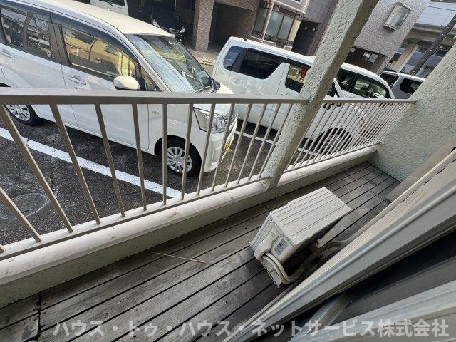 ステーションハイツのバルコニー