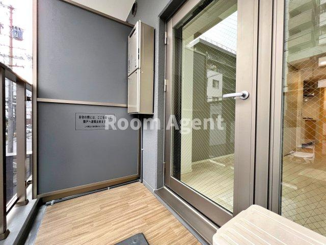 メイクス熱田大宝のバルコニー