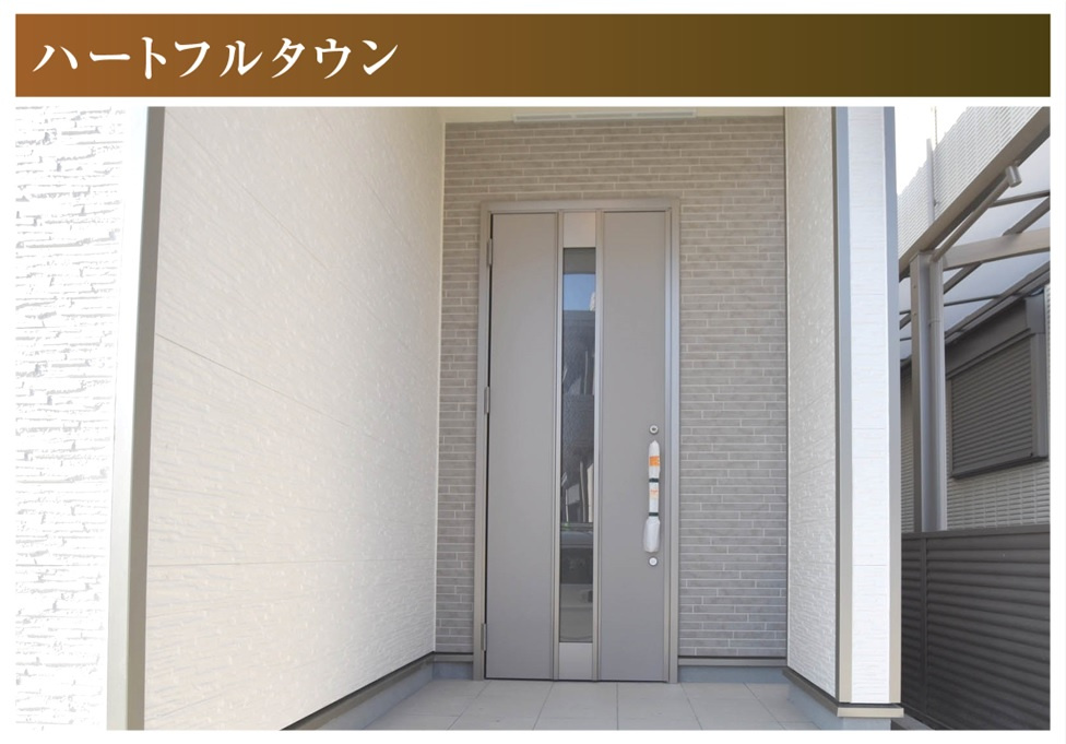 ハートフルタウン　一宮市浅井町5期　全3区画分譲の玄関|玄関ドアの鍵はディンプルキーと内側はサムターンキーになっており防犯性の高い仕様になっています。