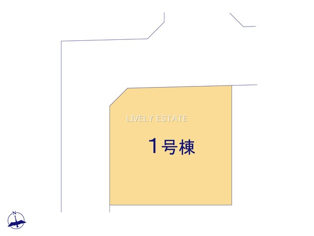 草加市金明町　新築分譲住宅の区画図
