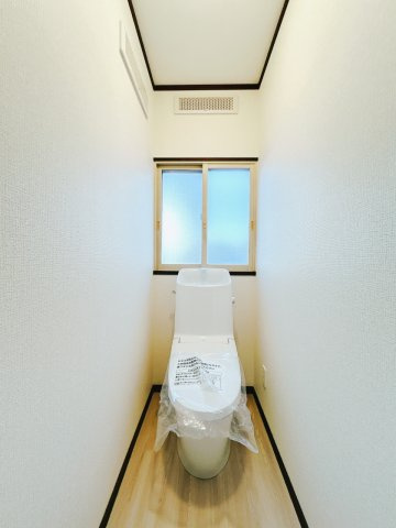 【トイレ】 | 北見市田端町１２３番地１６　中古売家 | 【リフォーム後】トイレは新品に交換致しました。