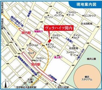 【地図】 | ヴェラハイツ関内