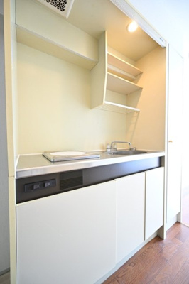 【キッチン】 | モナークマンション武蔵新城第2 | 1口IHコンロ