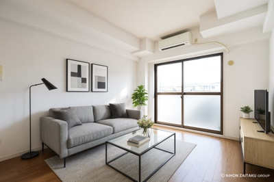 【洋室】 | モナークマンション武蔵新城第2 | ※家具・家電はイメージです。