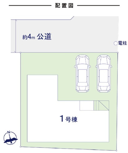千葉市花見川区作新台２丁目３期の区画図