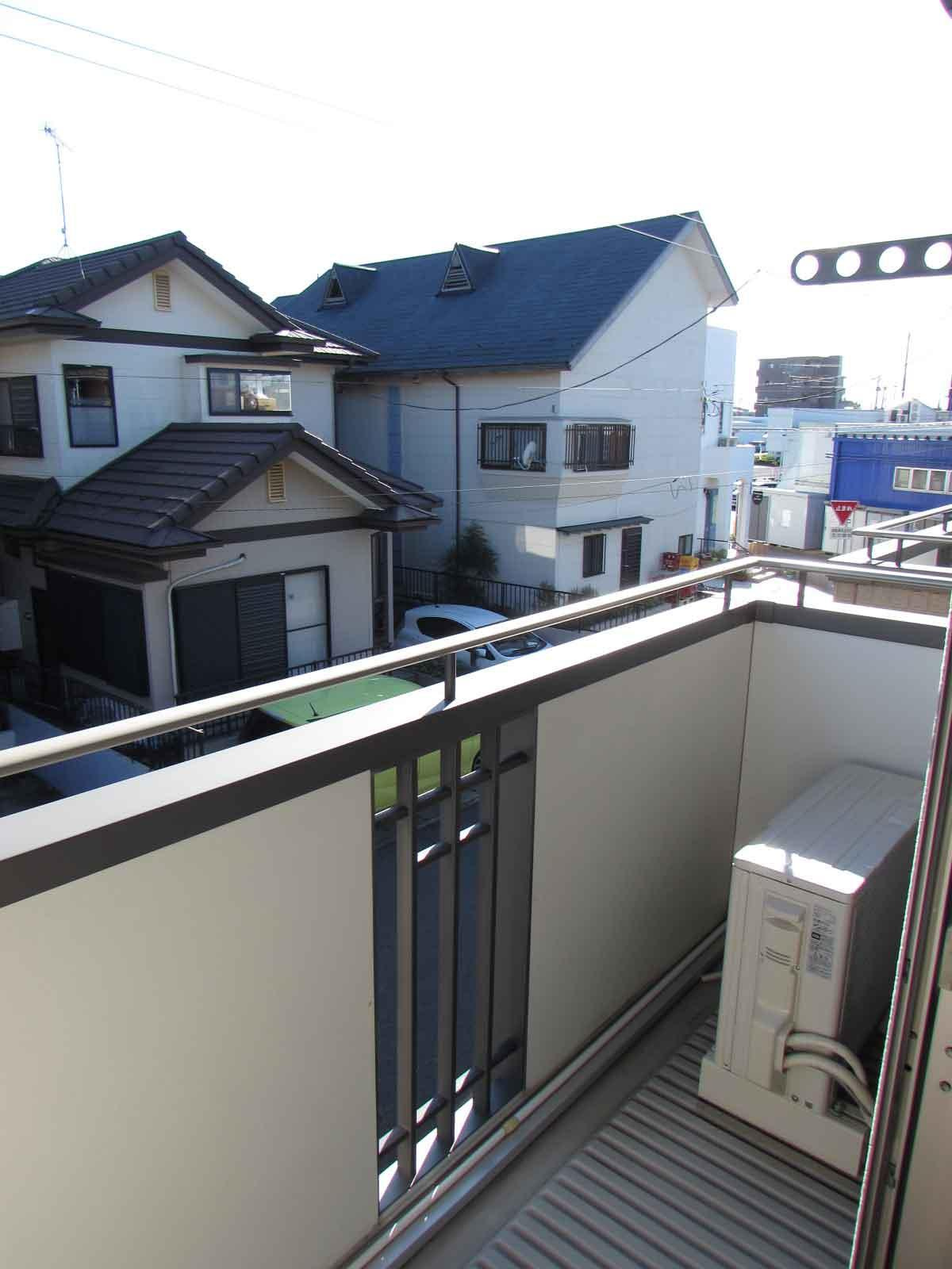 グランデソーニョB棟のバルコニー