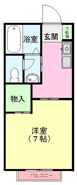 グランデソーニョB棟の間取り