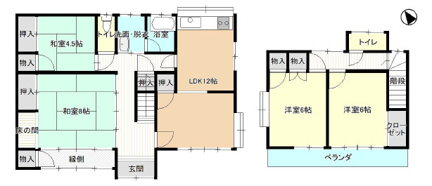 【間取り】 | KEM足利市常見町1期　中古戸建