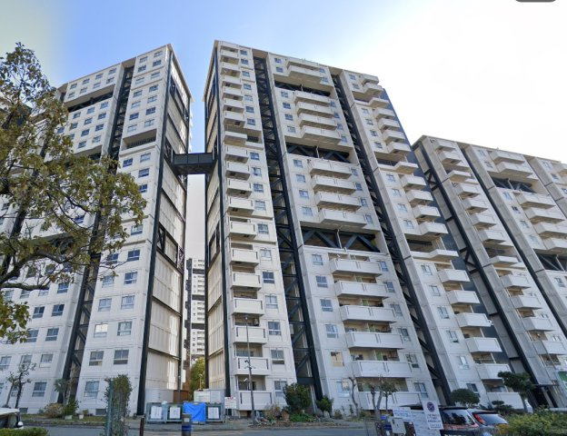 芦屋浜高層（若葉）2号棟のエントランス