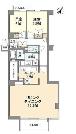 インプルーブ西早稲田の間取り