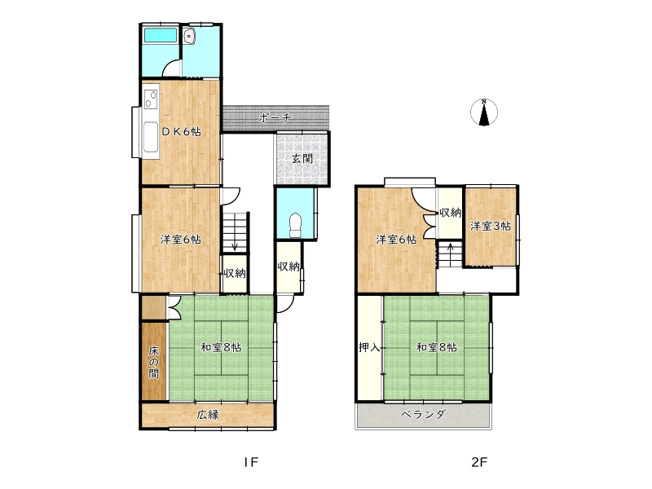 【間取り】 | 姫路市御国野町御着／中古戸建