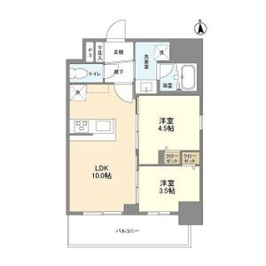 リヴェント難波ウエストの間取り