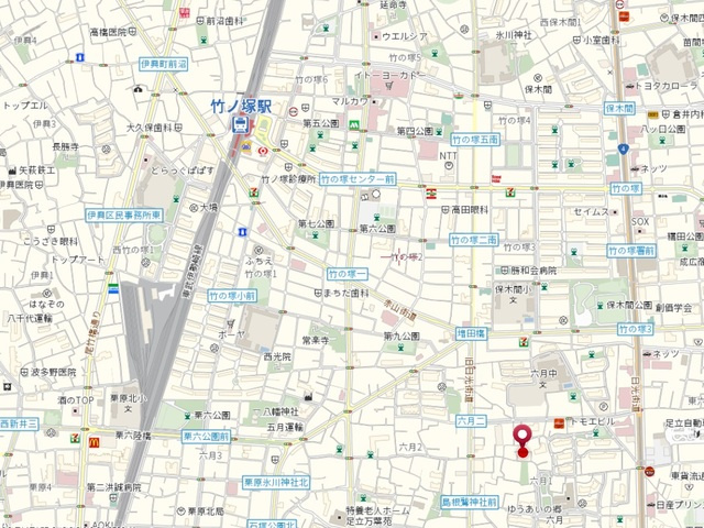 セゾンコートの地図|★案内図★