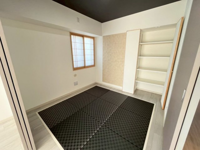 【和室】 | プライムスクエア住吉公園 | 和室もありますよ♪黒色のかっこいい和室です！是非現地にてご確認ください♪